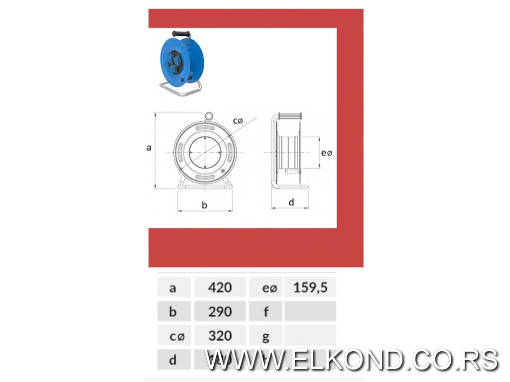 MOTALICA PPJ/3X1.5 50M 3X16A METALNA