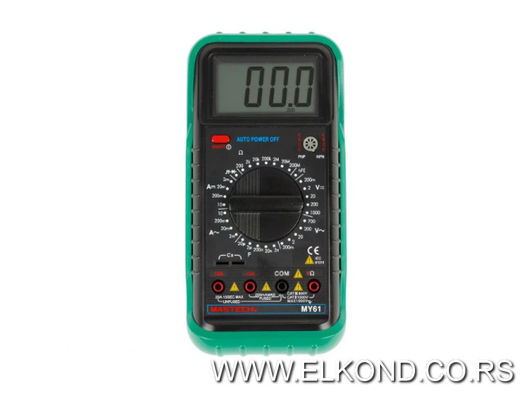 MULTIMETAR DIGITALNI MY61