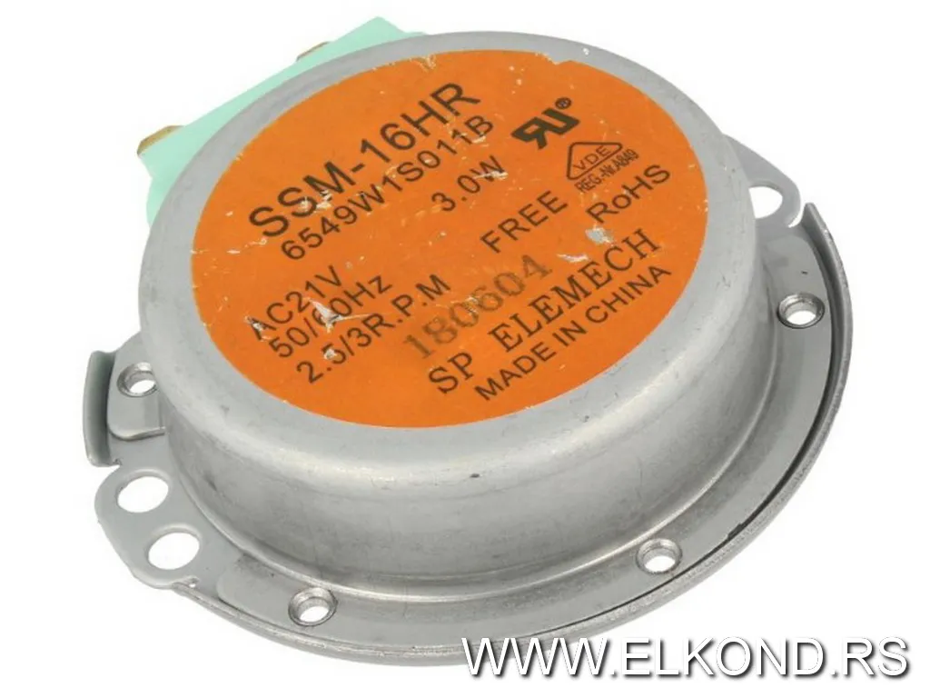Motor tanjira mikrotalasne 21V 2,5/3rpm LG 6549W1S011B