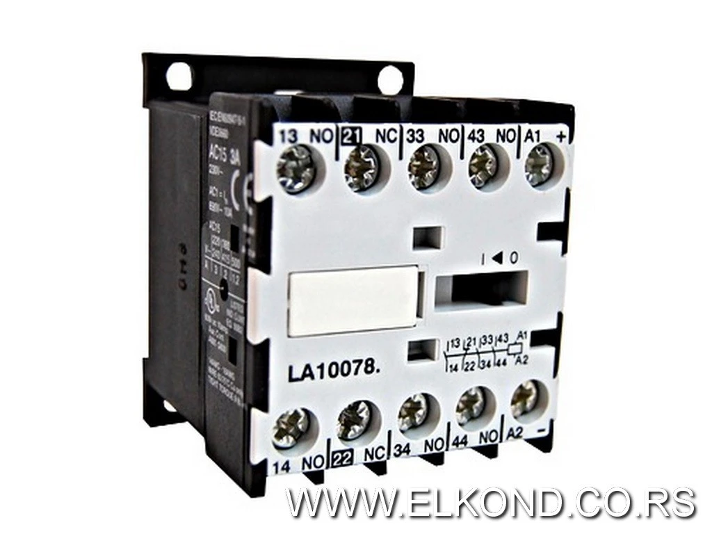 POMOĆNI KONTAKTOR 3NO+1NC 24V