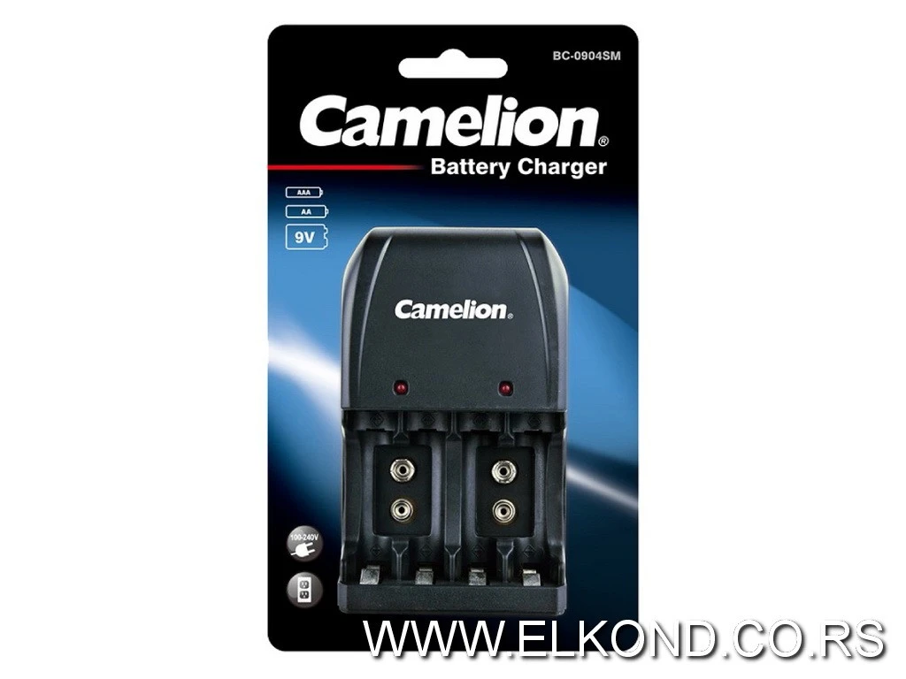 PUNJAČ AKUMULATORA CAMELION 4XAA/AAA 2X9V