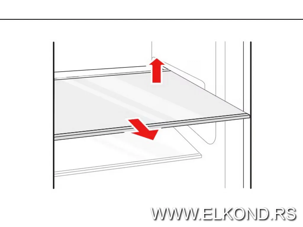Polica frižidera beko 9178027216