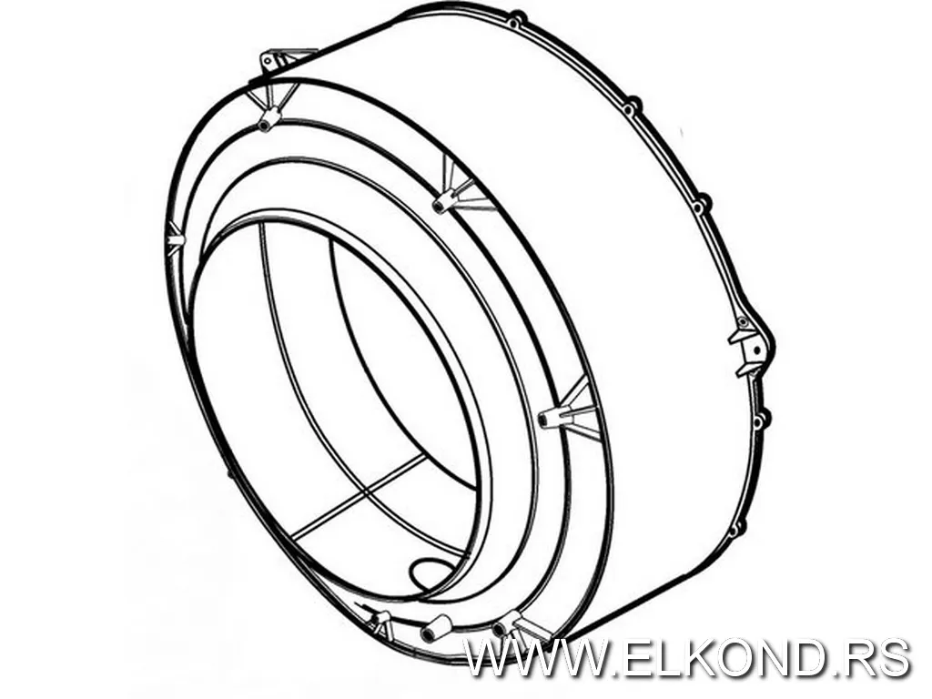 Prednji poklopac kade veš mašine Hisense HK2031423