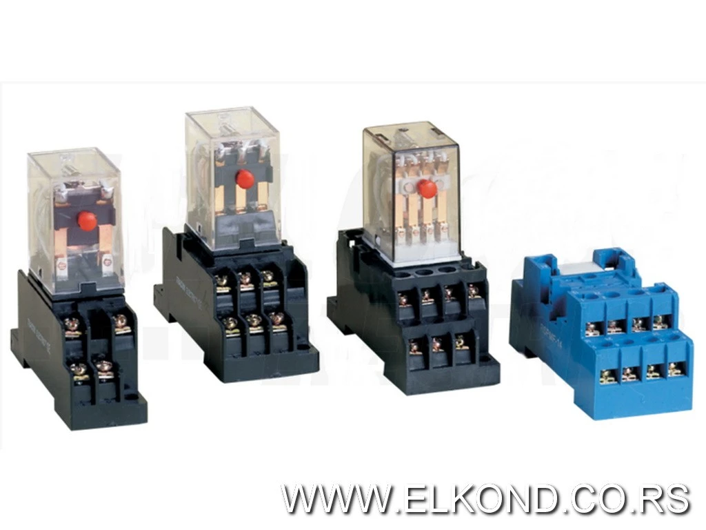 RELE POMOĆNI SA POSTOLJEM RM14-24A 24V