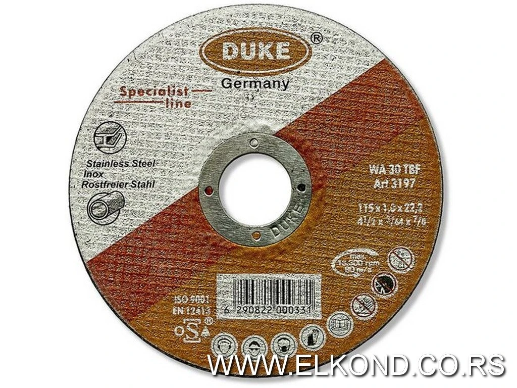 REZNA PLOČA 115X1X22 A DUKE