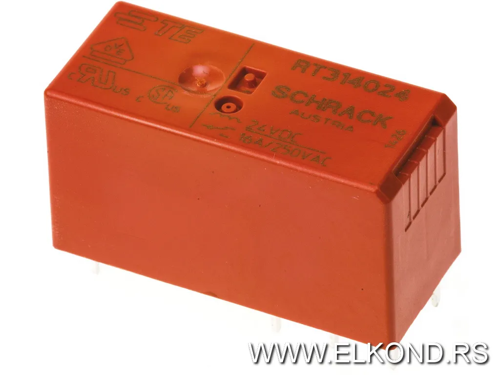Relej RT314024 24V DC
