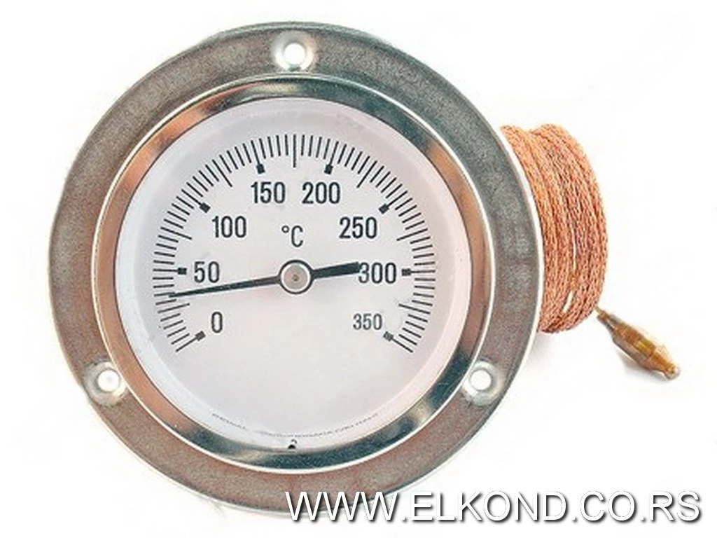 TERMOMETAR KAPILARNI 50-350C FI-63 SA FLANŠNOM