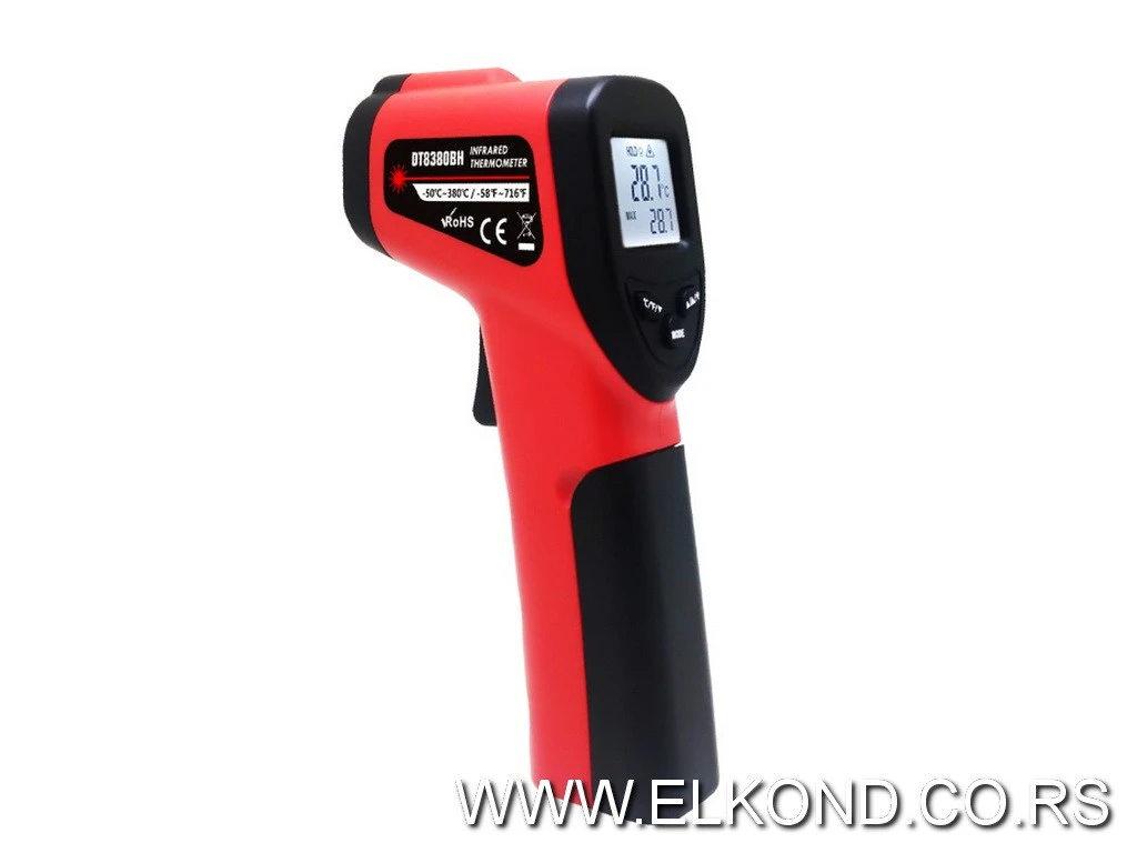 TERMOMETAR RUČNI INFRACRVENI OD-50C DO+380C