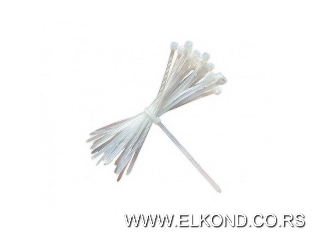 VEZICE ZA ŽICE 3X150mm BELA PM-121